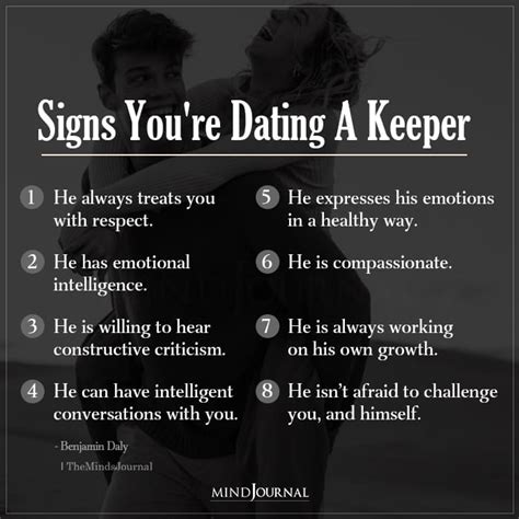 signs youre dating